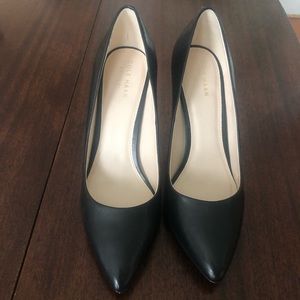 Cole Hann | Black Pointy Toe Pump Heels